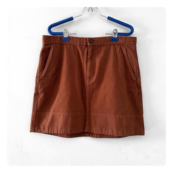 β
NWT Everlane Canvas Stamp Skirt - Brick Brown β
- Picture 3 of 17
